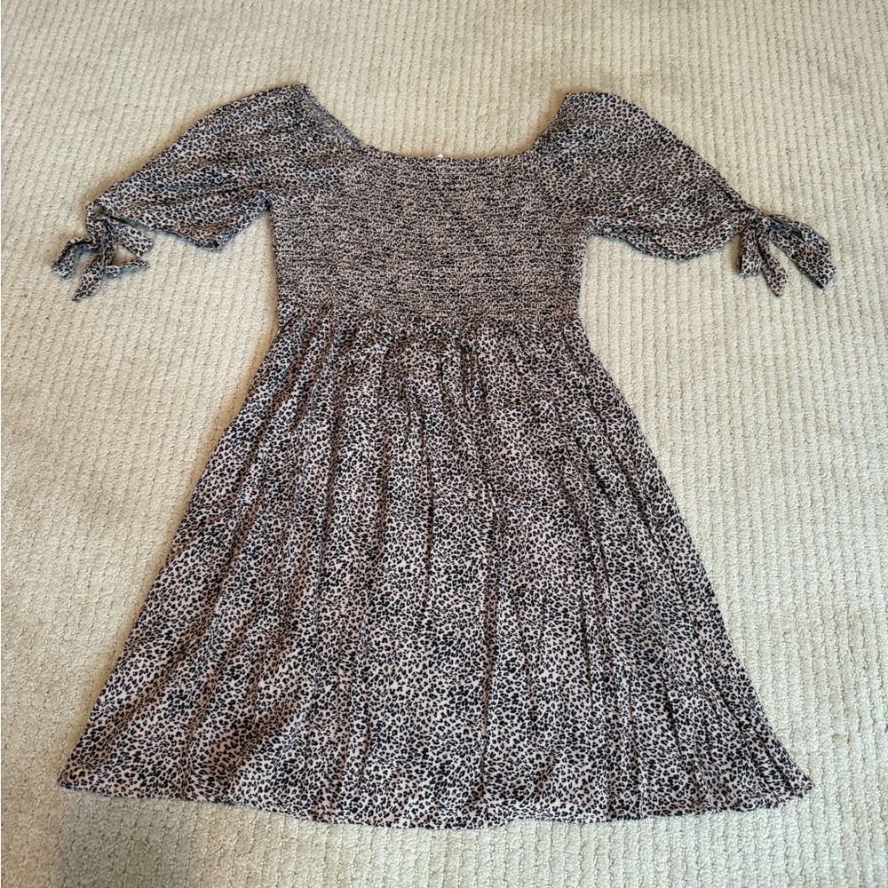 American Eagle Outfitters Animal Print Mini Dress